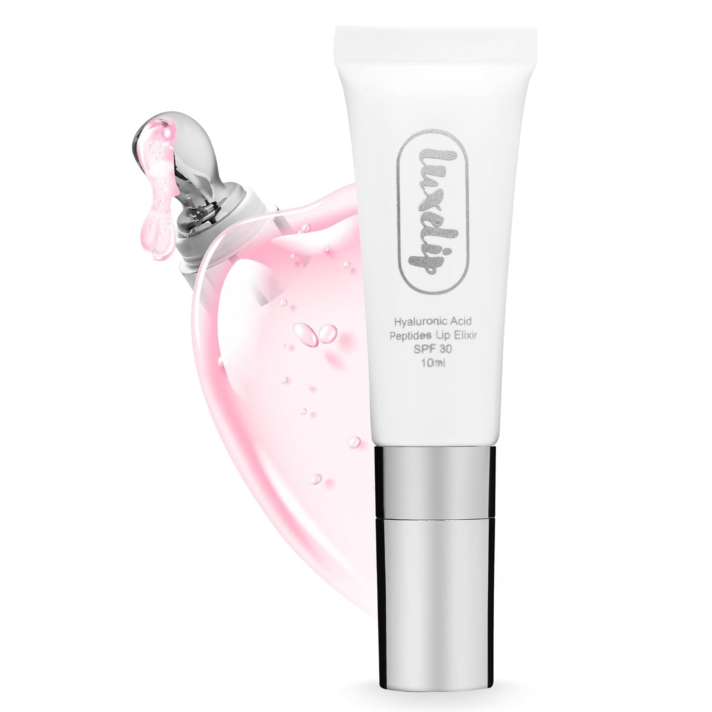 Tinted Lip Balm Elixir for OIder Women, Hydrating Vegan Lip Care with Sheer Color & Moisturizing Glow – Non-Sticky Nourishing Lip Treatment for Soft, Smooth Lips (Raspberry 10ml)
