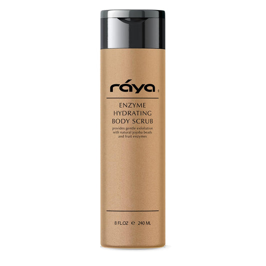 RAYA Enzyme Hydrating Body Scrub 8 oz Pineapple Scent (S-104) | Gentle and Exfoliating Body Scrub | Made with Seaweed, Jojoba Beads, and Fruit Enzymes