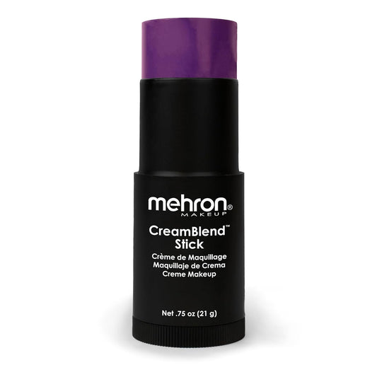 Mehron Makeup CreamBlend Stick - Body Paint (.75 oz) (PURPLE)
