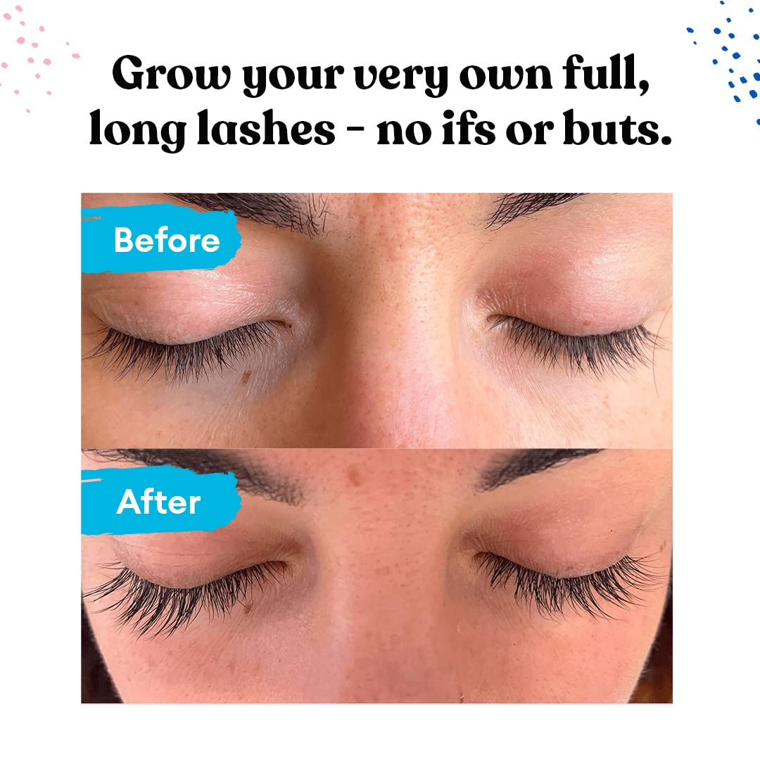 Silly George Eyelash Growth Serum for Thicker, Fuller, Longer & Bold Eyebrows, Premium Serum, Lashes & Brows Enhancer, (3ml, 0.1 Fl. oz)