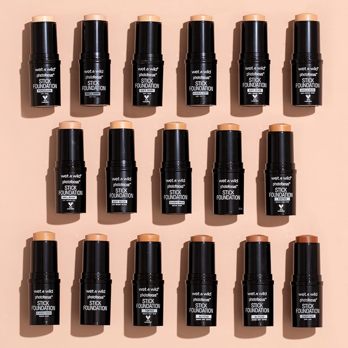 wet n wild Photo Focus Matte Foundation Stick Makeup, Vanilla Beige | Vegan & Cruelty-Free