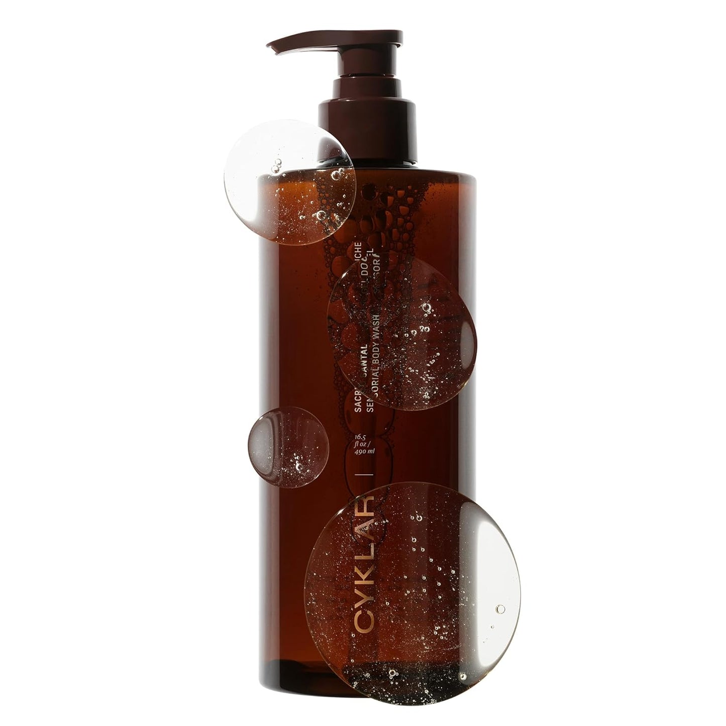 Sensorial Body Wash. Sacred Santal Hydrating Cleanser with Moisture Locking Multi-Oil Complex, Sodium PCA and Glycerin. Nourishing Shower Gel for Women and Men, 16.5 Fl Oz Luxury Bodywash