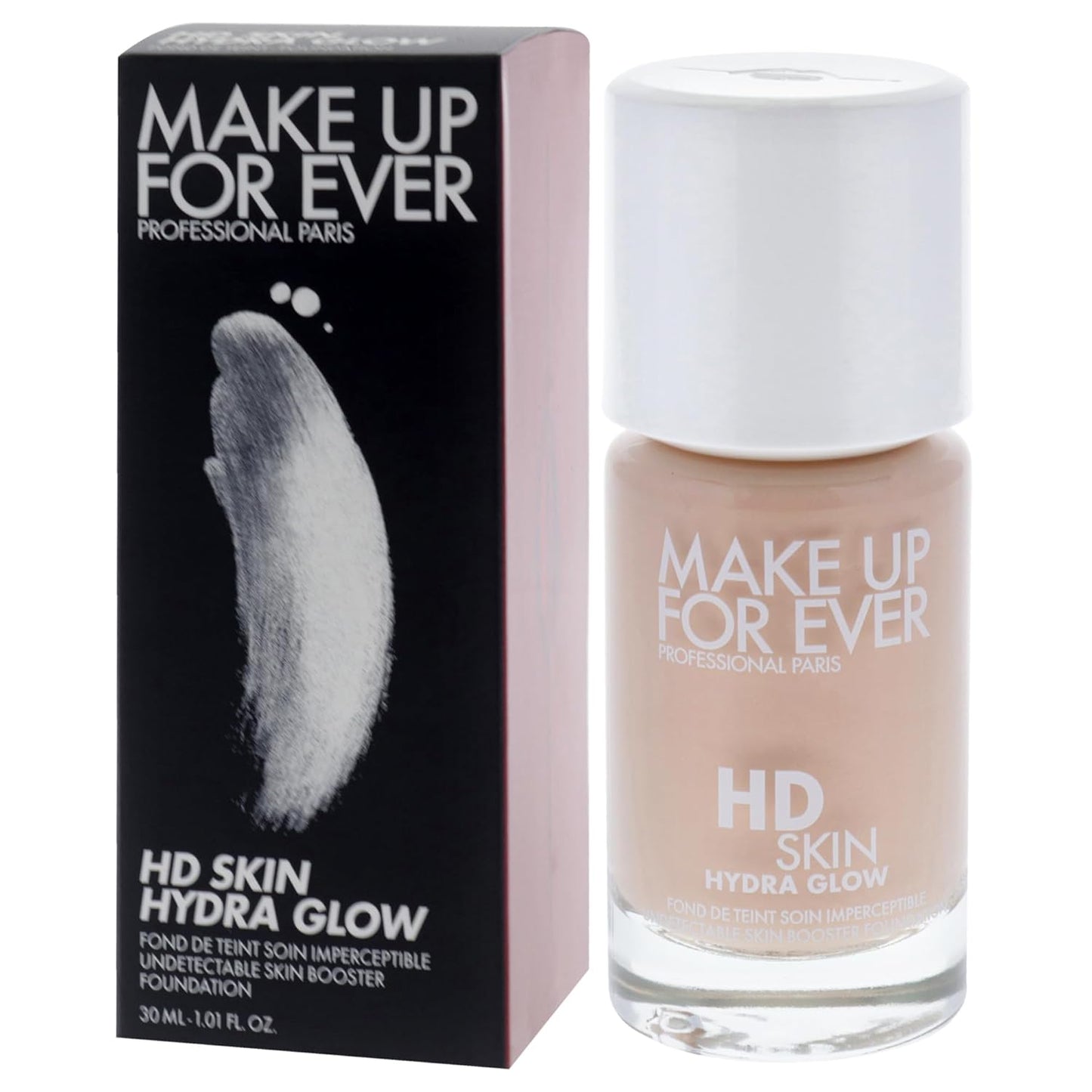 HD Skin Hydra Glow - 1R12 Cool Ivory by Make Up For Ever for Women - 1 oz Foundation