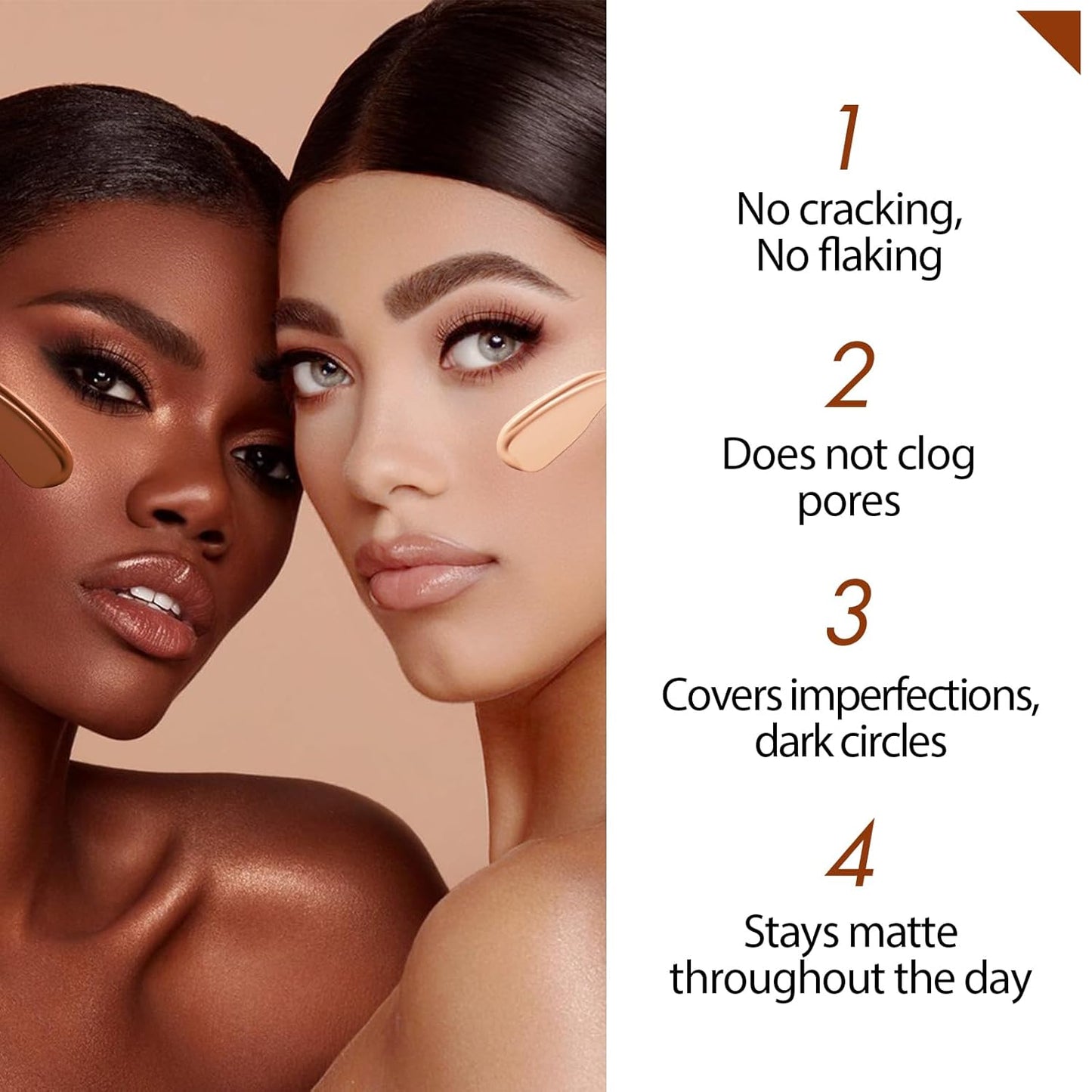 Liquid Concealer Stick Makeup, Hydrating and Lightweight for All Day, Full Coverage 05# FAIR