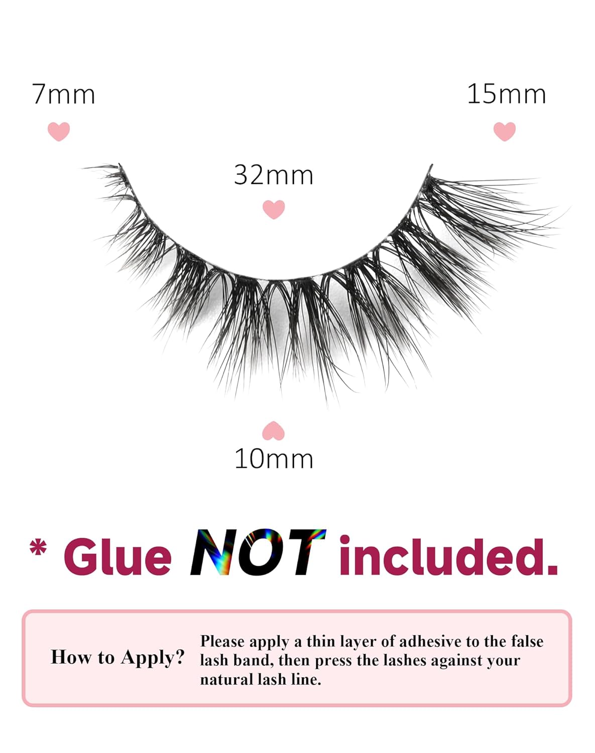 Cat Eye Lashes False Eyelashes Mink Lashes Wispy Eyelashes Natural Look Fake Eyelashes Mink Lashes Fluffy False Lashes UP8