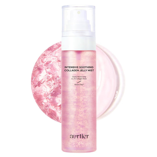 Intensive Soothing Collagen Jelly Mist, Deep Hydration, Elasticity, Moisturizer, Glow & Dewy, Face mist, Spray, Hyaluronic Acid, Lightweight Gentle for All Skin, Korean Skin Care 3.38 fl oz
