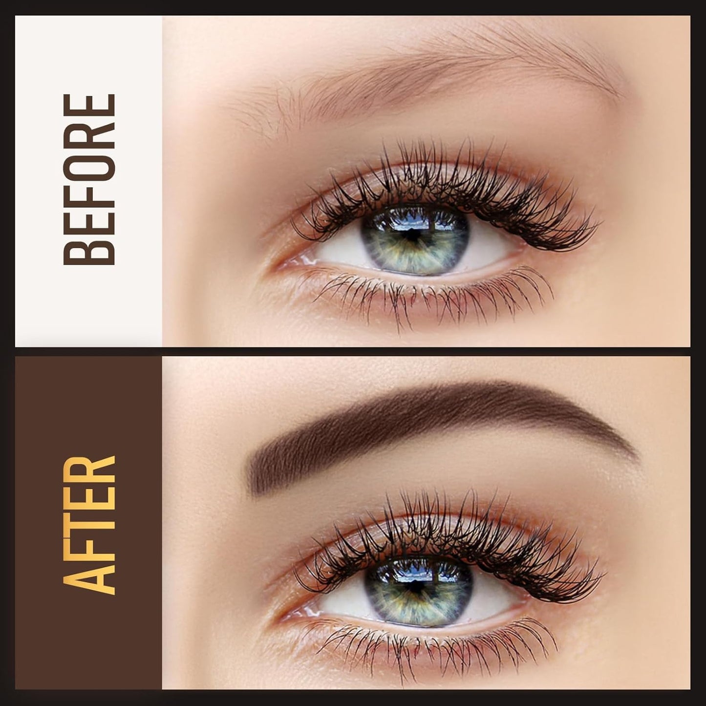 Eyebrow Pen, Soleira Waterproof Eyebrow Pencil with 4 Tip Microblading Eyebrow Pen and Dual-ended Eyebrow Brush, for Natural-Looking Brows, Long-Lasting, COFE Dark Brown