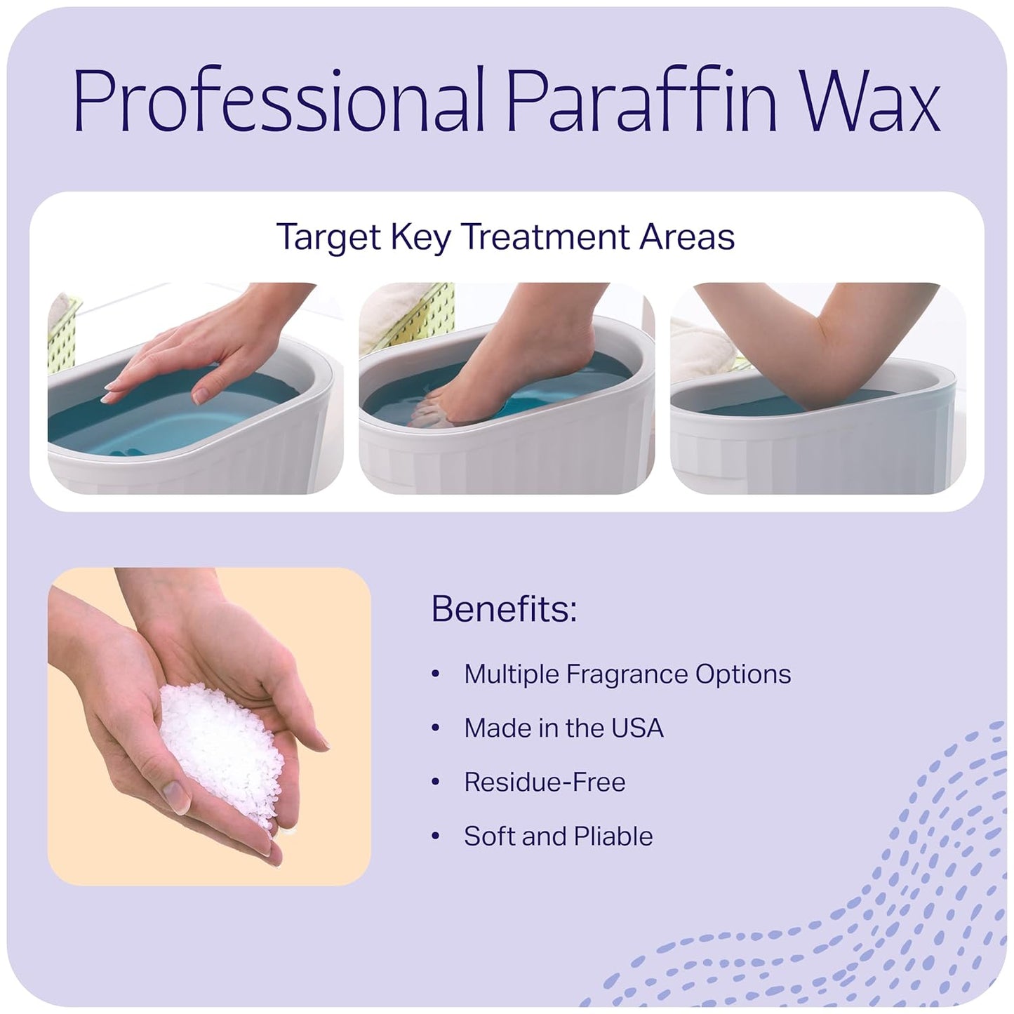 Therabath Paraffin Wax Refill - Thermotherapy - Use to Relieve Arthritis Discomfort, Stiff Muscles, & Dry Skin - For Hands, Feet, Body - Deeply Hydrates & Protects - Made in USA, 6 lb. PeachE
