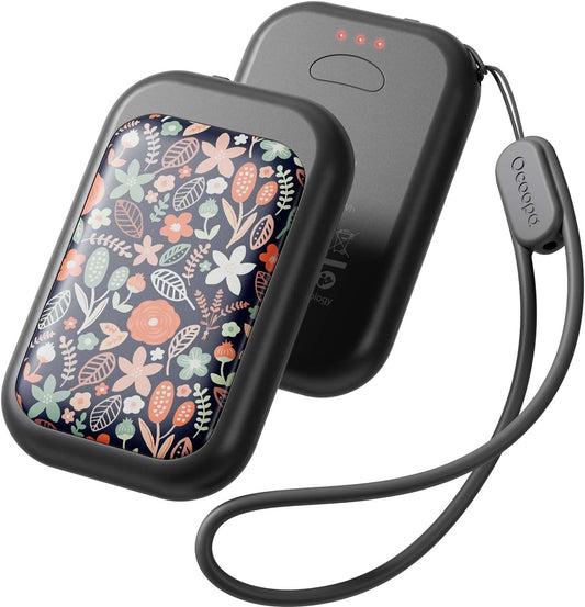 OCOOPA Magnetic Rechargeable Hand Warmers 2 Pack, Card-Style Electric AI Hand Warmers 5000mAh, Pocket Portable Hands Heater, UL Certified, for Men Women, Hunting Essentials, UT4 Young