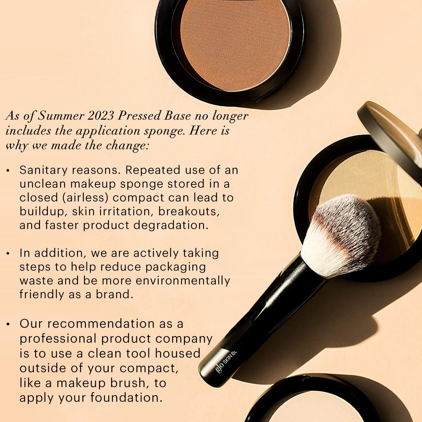 Glo Skin Beauty Pressed Base Powder Foundation Makeup (Natural Fair) - Flawless Coverage for a Radiant Natural, Second-Skin Finish