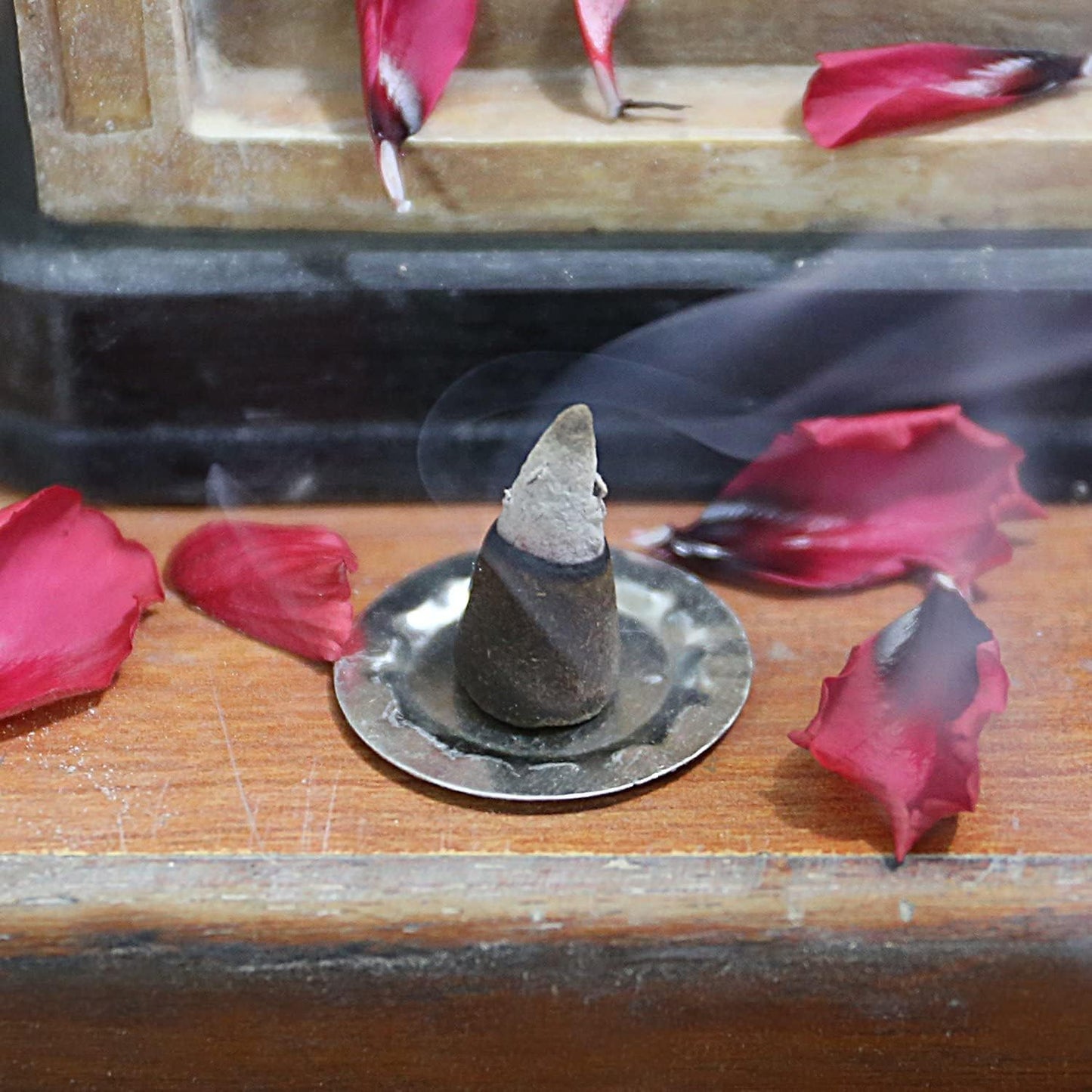 Yajna Patchouli 100%-Natural-Incense-Cones Handmade-Hand-Dipped Organic-Chemicals-Free for-Purification-Relaxation-Positivity-Yoga-Meditation The-Best-scents (60 Count)