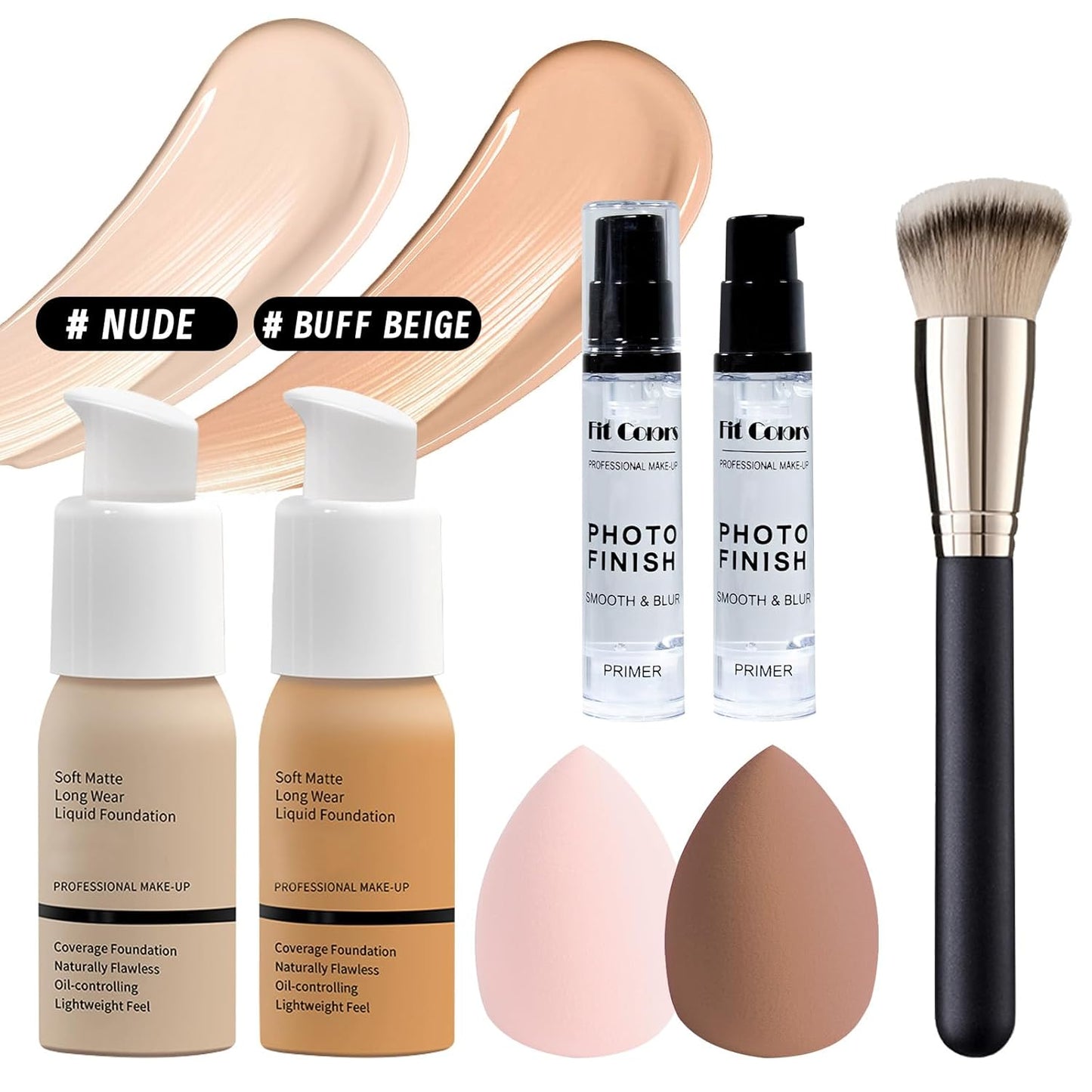 Makeup Set, Makeup Set Kit for Women Girls Teen Full Kit, Multipurpose Makeup Set, Professional & Beginner Makeup Kit Include Foundation, Face Primer, Eyeshadow Palette, Cosmetic Bag