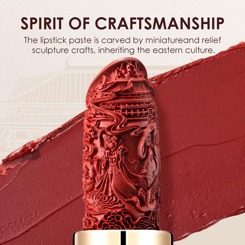 Catkin Semi-Matte Lipstick Hydrating High Impact Color Infused with Vitamin E and Avocado Oil Smooth Soft Texture Long Lasting Matte Finish 155