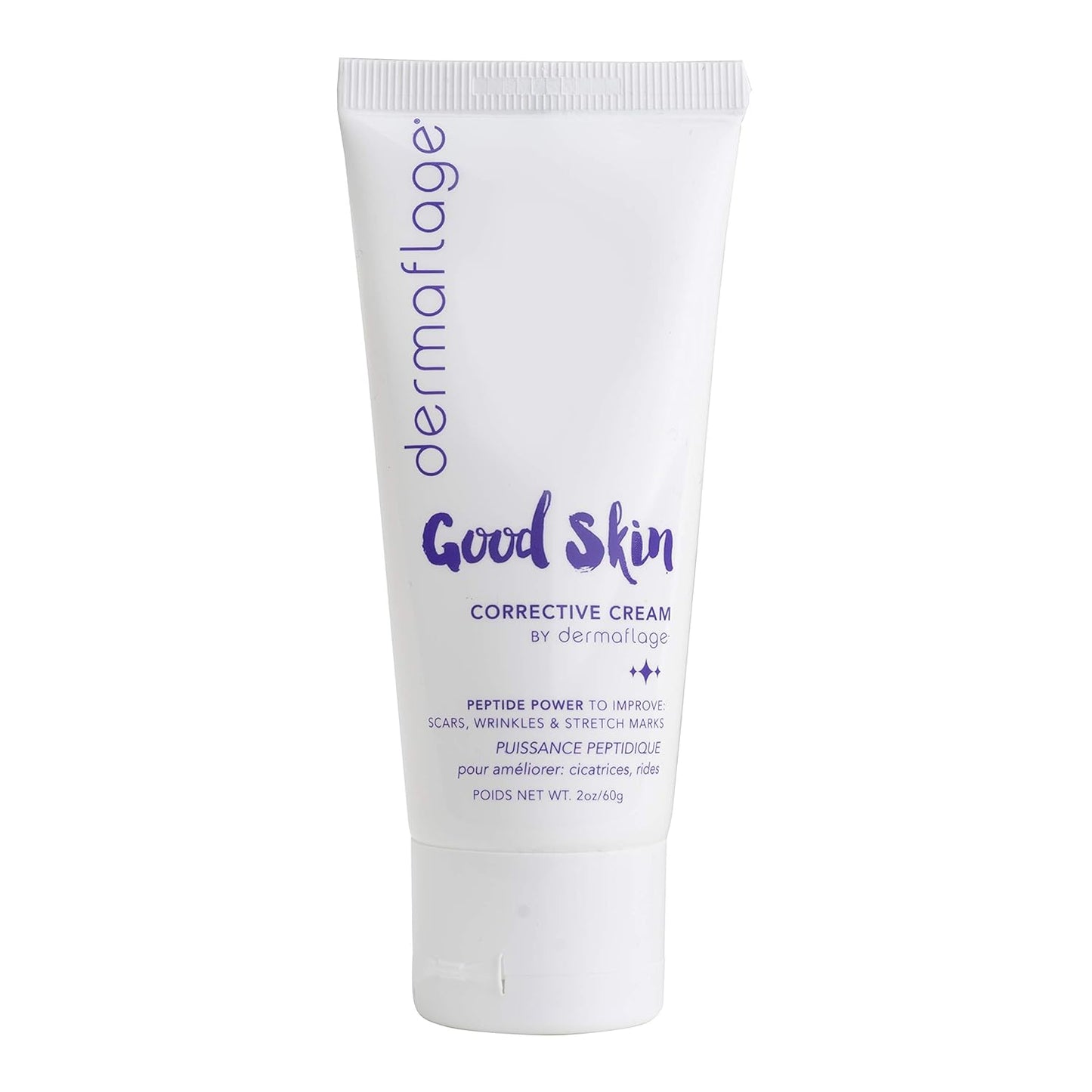 Dermaflage Acne Scar Removal Cream With Peptide Power, Fade Acne, Surgical Scars, Stretch Marks And Wrinkles With Good Skin, 2 oz.