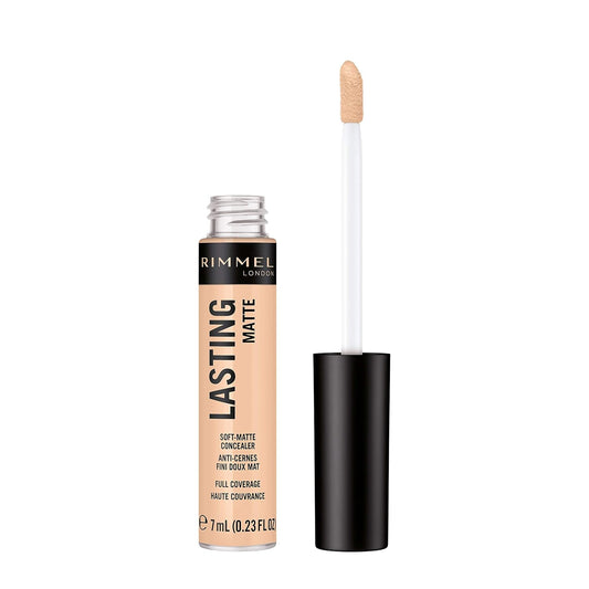 Rimmel London Lasting Matte Concealer, Shade 005 - Porcelain, 005 - Porcelain, 7 ml