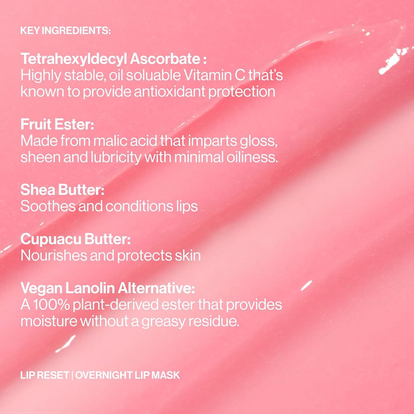 MAKE Beauty Lip Reset Overnight Lip Mask. Nourishing, Hydrating Lip Treatment for Dry, Flaky Lips. Plumps, Softens, and Smooths. Cosmic Cherry Flavor