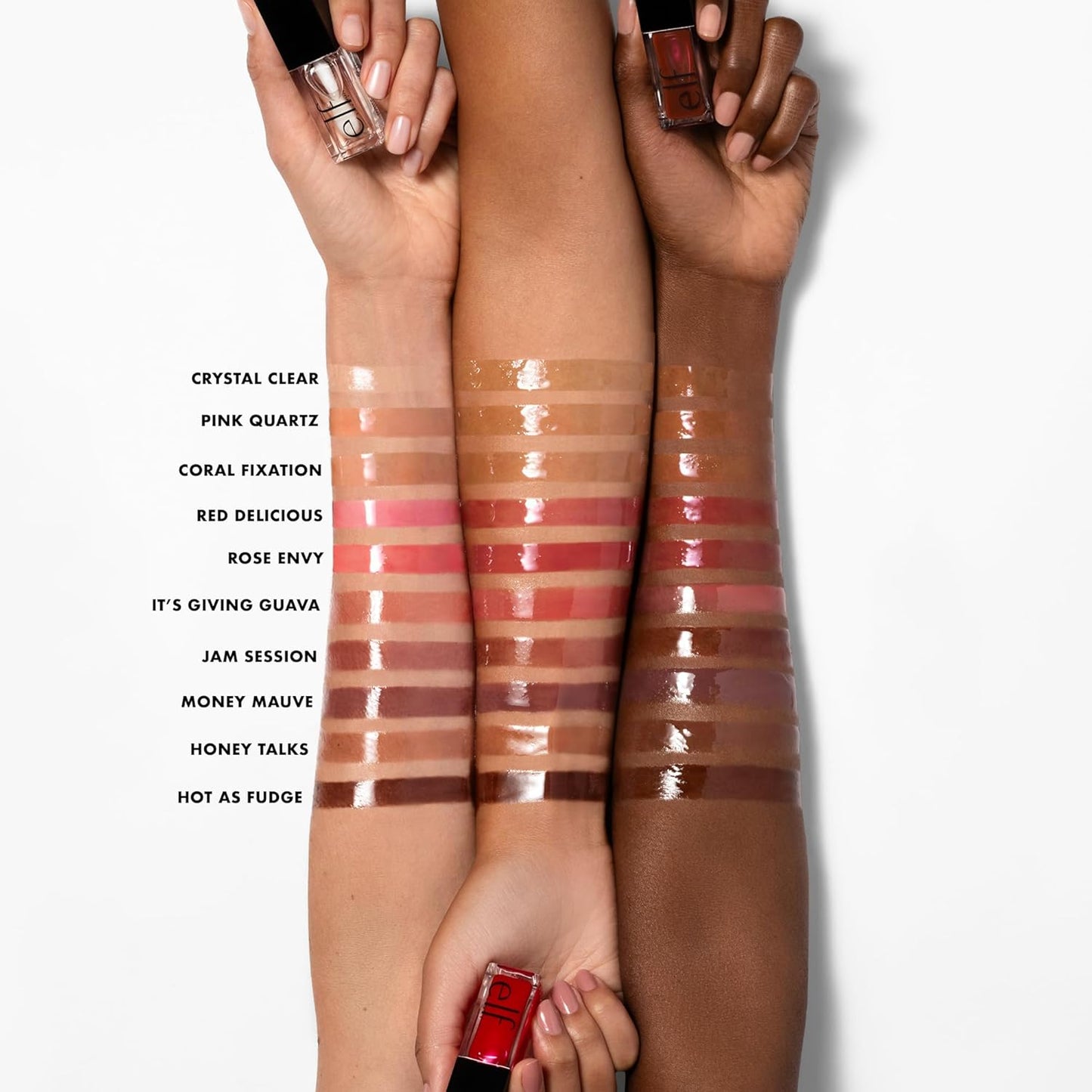 e.l.f. Glow Reviver Lip Oil, Nourishing Tinted Lip Oil For A High-shine Finish, Infused With Jojoba Oil, Vegan & Cruelty-free, It's Giving Guava
