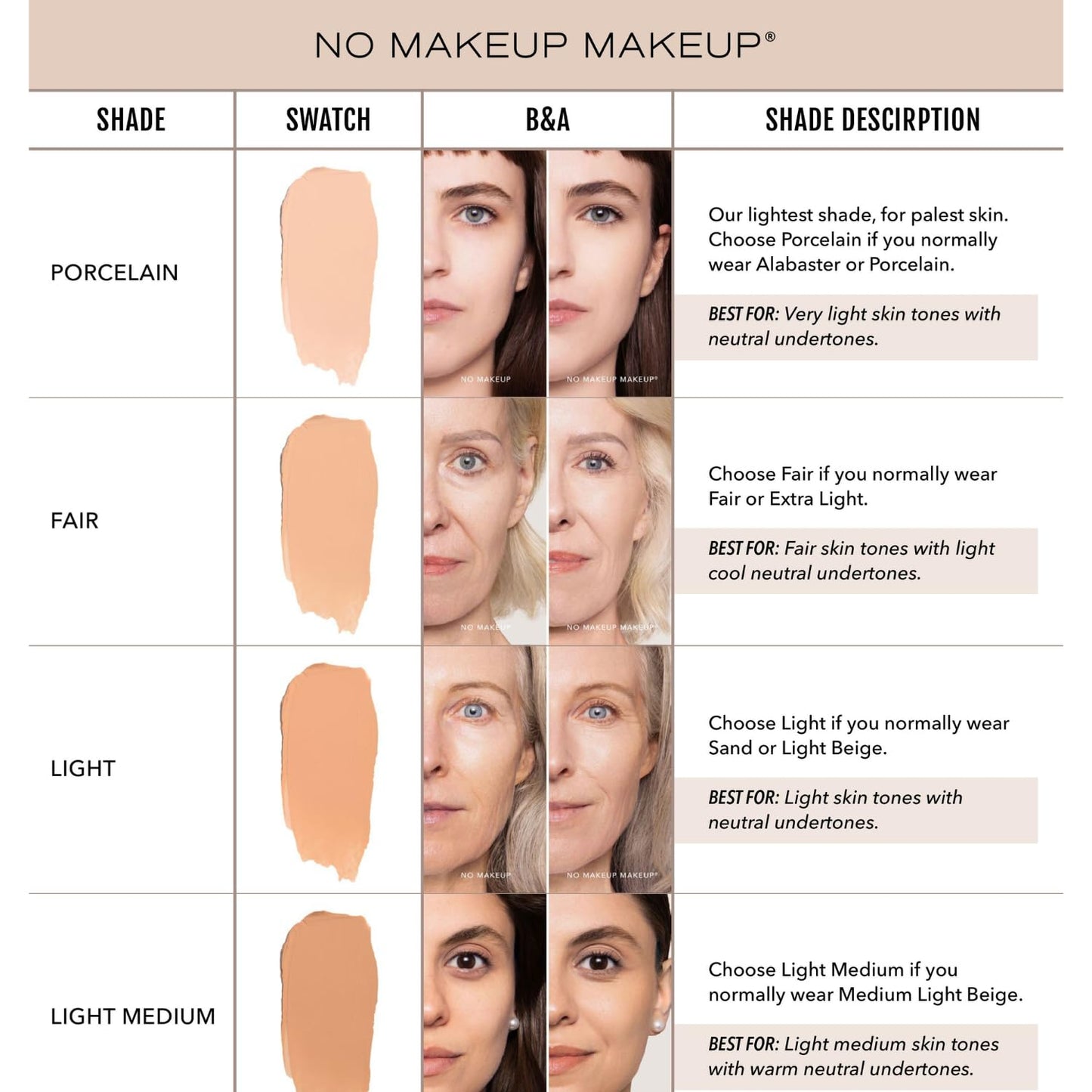 Long-Lasting Lightweight Foundation & Brush Duo | Cruelty-Free, Fragrance-Free, Buildable, Transfer-Proof Makeup (Light Medium)
