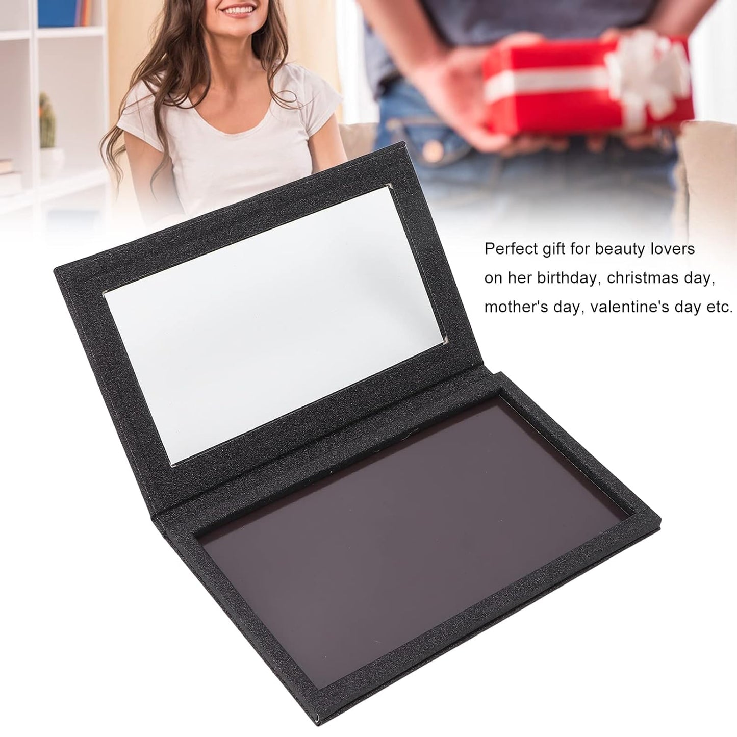 Professional Magnetic Palette, Eyeshadow Lipstick Storage DIY Empty Makeup Display Pans, Upgraded Shadow Palette Makeup Storage Extra Large Empty Pallete