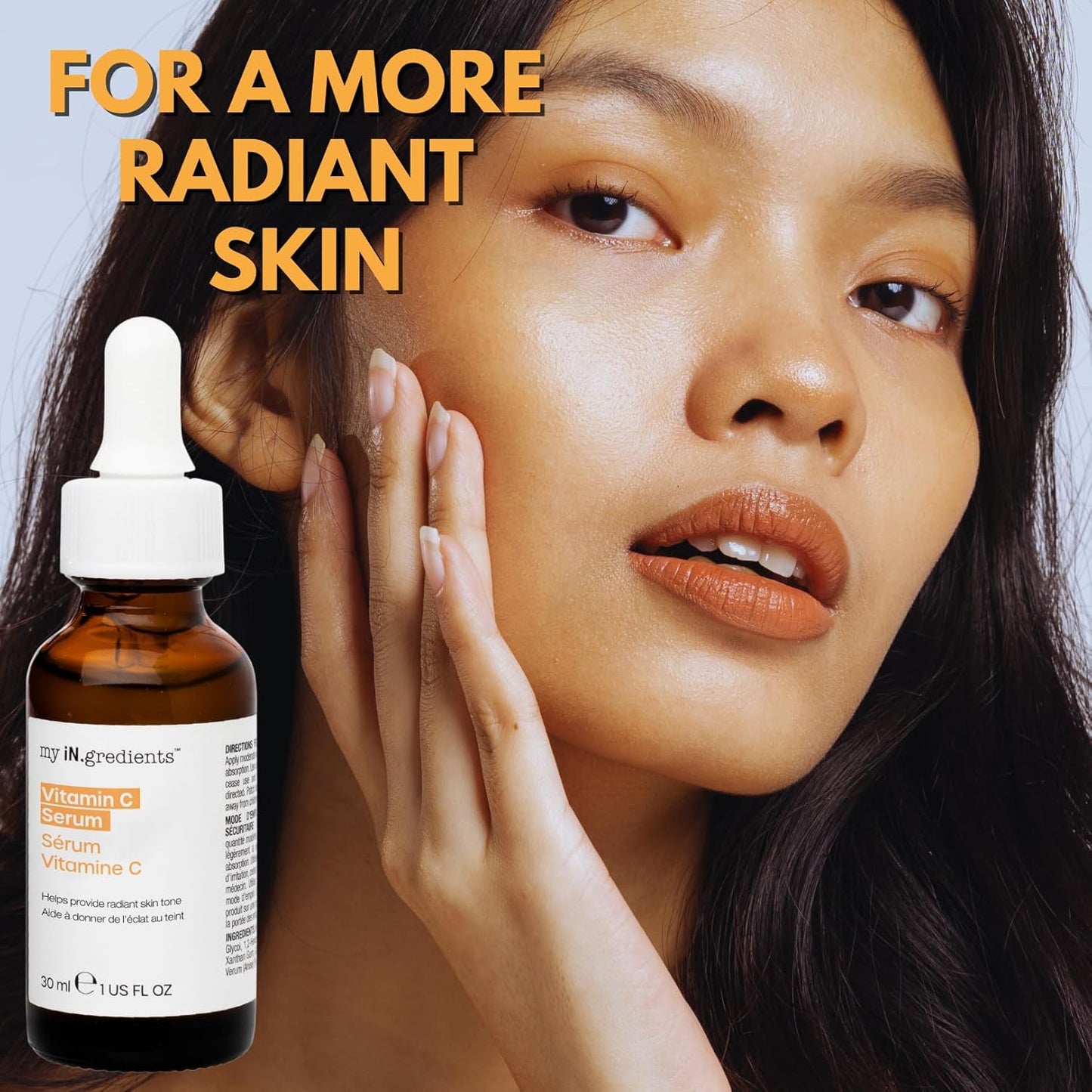 Masque Bar My Ingredients 12% Vitamin C Face Serum - Fades Age Spots, Pore Refining, Wrinkle Repair, Dark Circle Reduction, Hydrating, Even Skin Tone, Oil & Cruelty-Free Korean Skincare