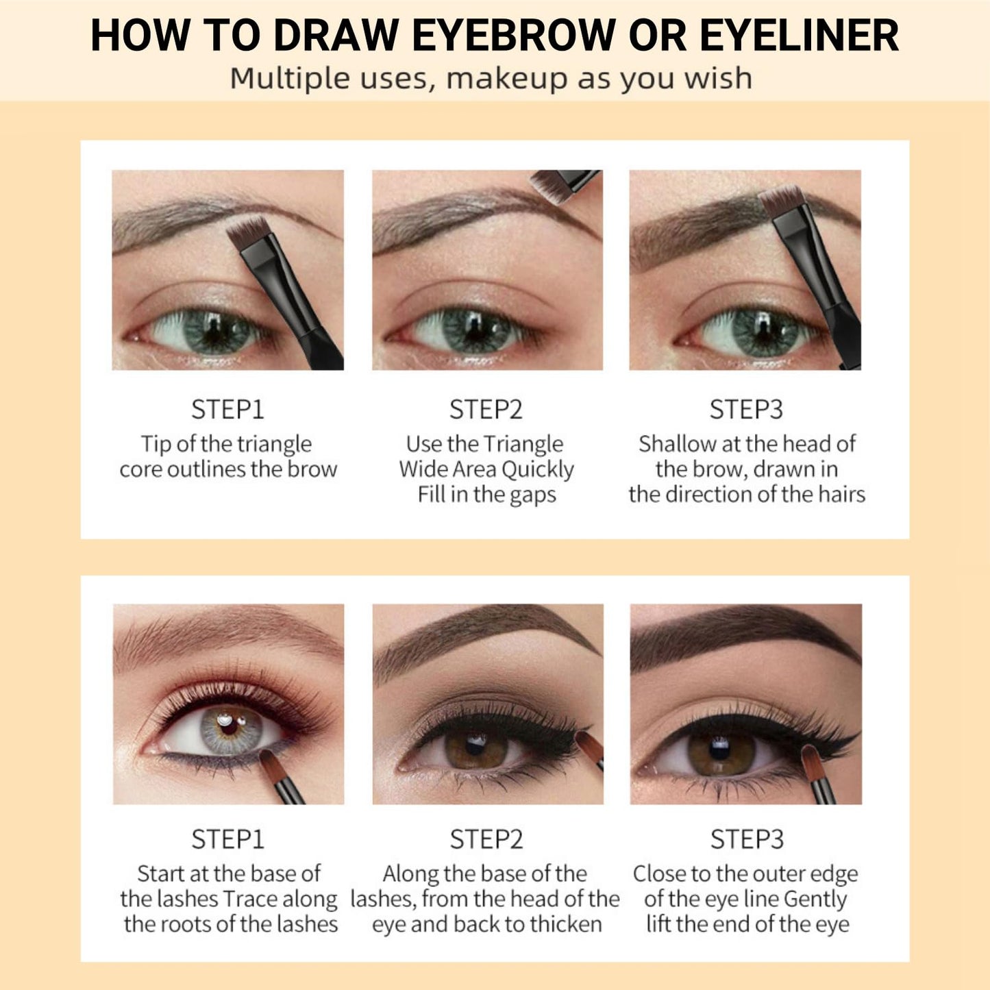 Eyebrow Pomade - Waterproof Brow Pomade for Long-lasting Results,Smudge Proof and Sweat Resistant Formula,Natural Eyebrow Makeup for All Skin Types and Tones - Ash Brown