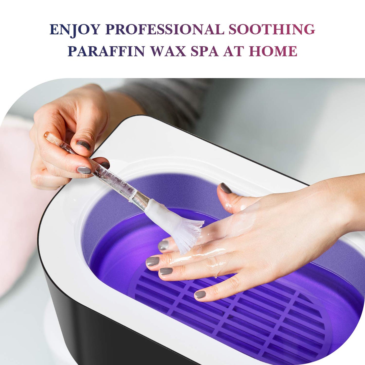 KARITE Lavender Scented Paraffin Wax Beads Blocks - 4 Pack for Bath, Hand, Feet Dry Skin Moisturizing, Hydration, and Nourishment