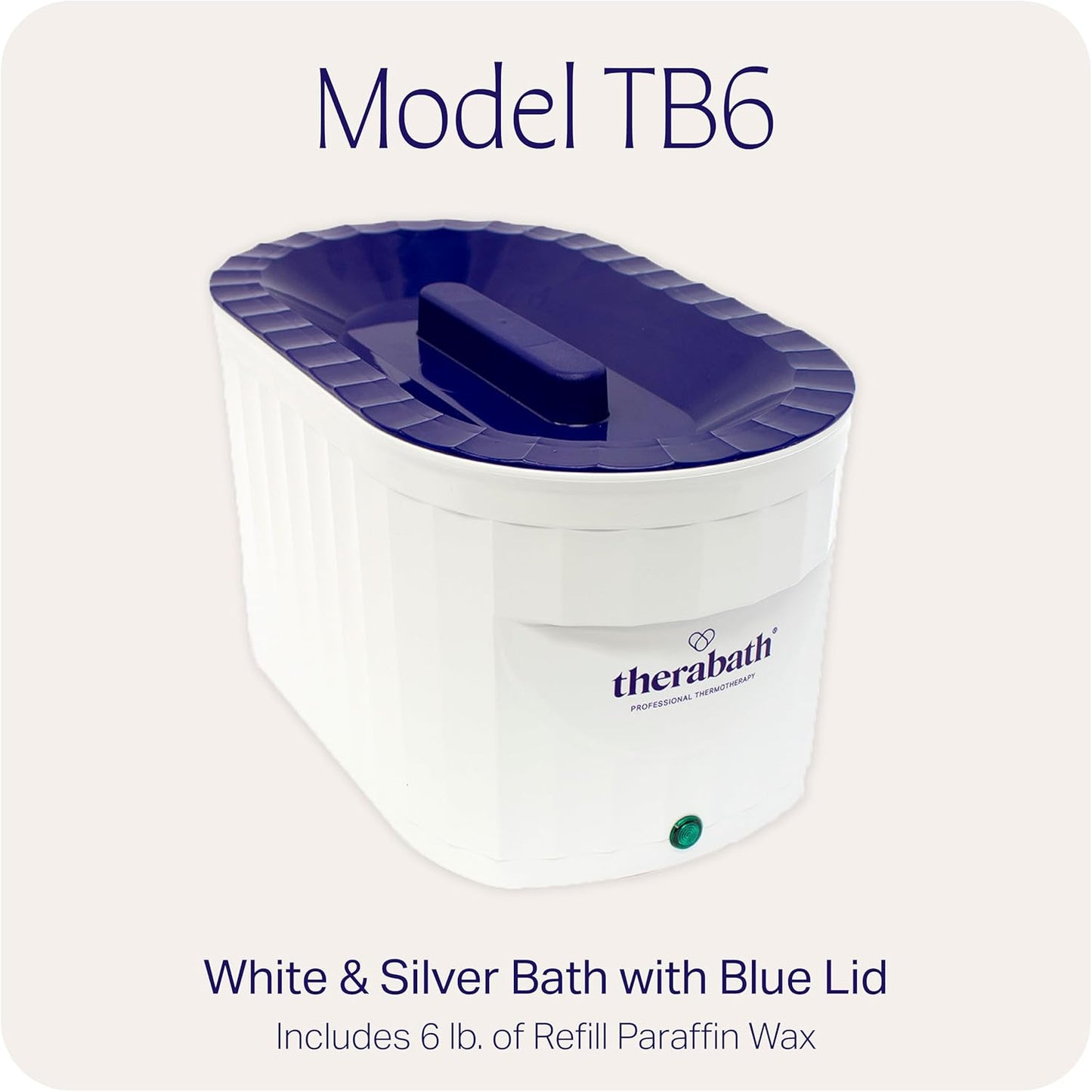 Therabath Professional Thermotherapy Paraffin Bath - Arthritis Treatment Relieves Muscle Stiffness - For Hands, Feet, Face and Body - 6 lbs Wintergreen