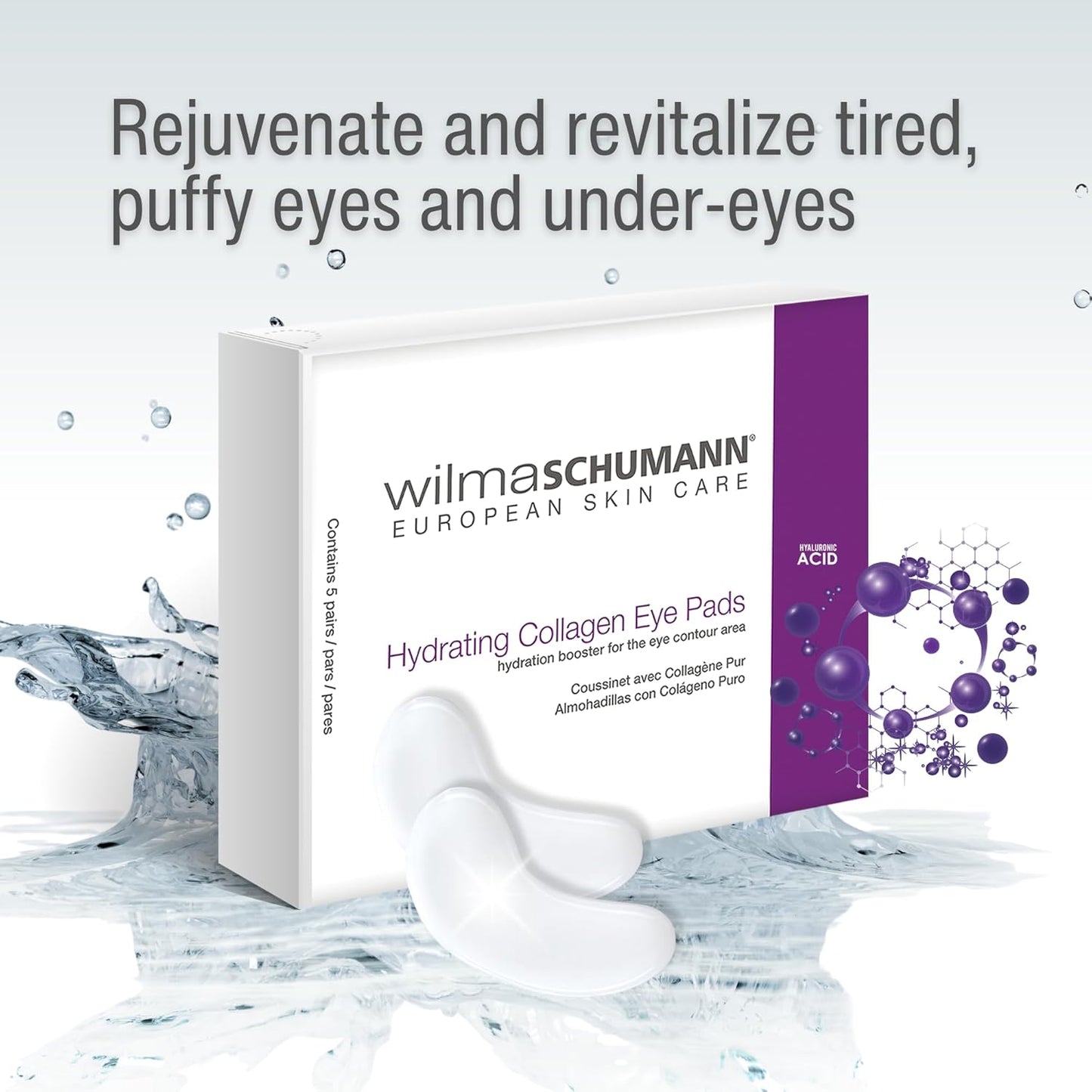 Collagen Under Eye Patches, Dark Circle & Wrinkles Under Eye Mask, Pack of 10