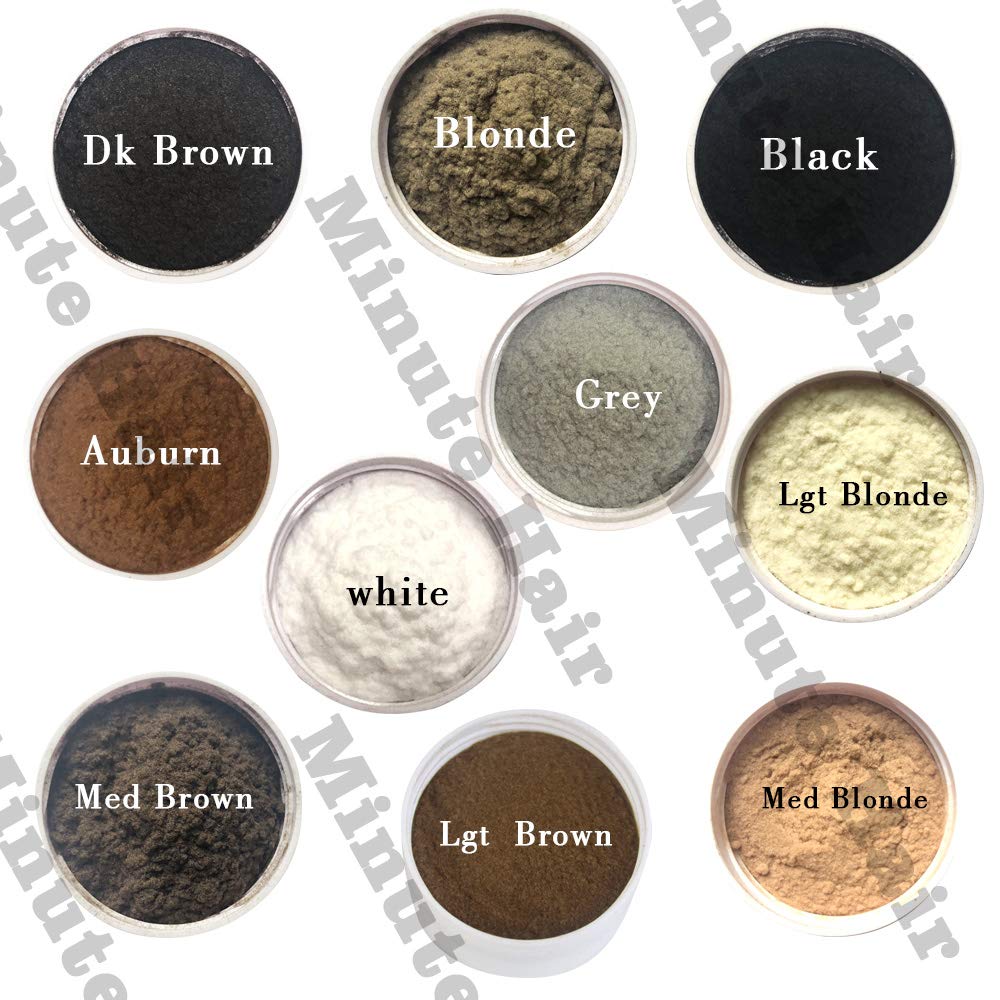 Hair Building Fibers White 57 Grams (2 oz) Minute Hair Refill Hair Loss Concealer That You Can Use for Your Bottles From Competitors Like Toppik, Xfusion (White)