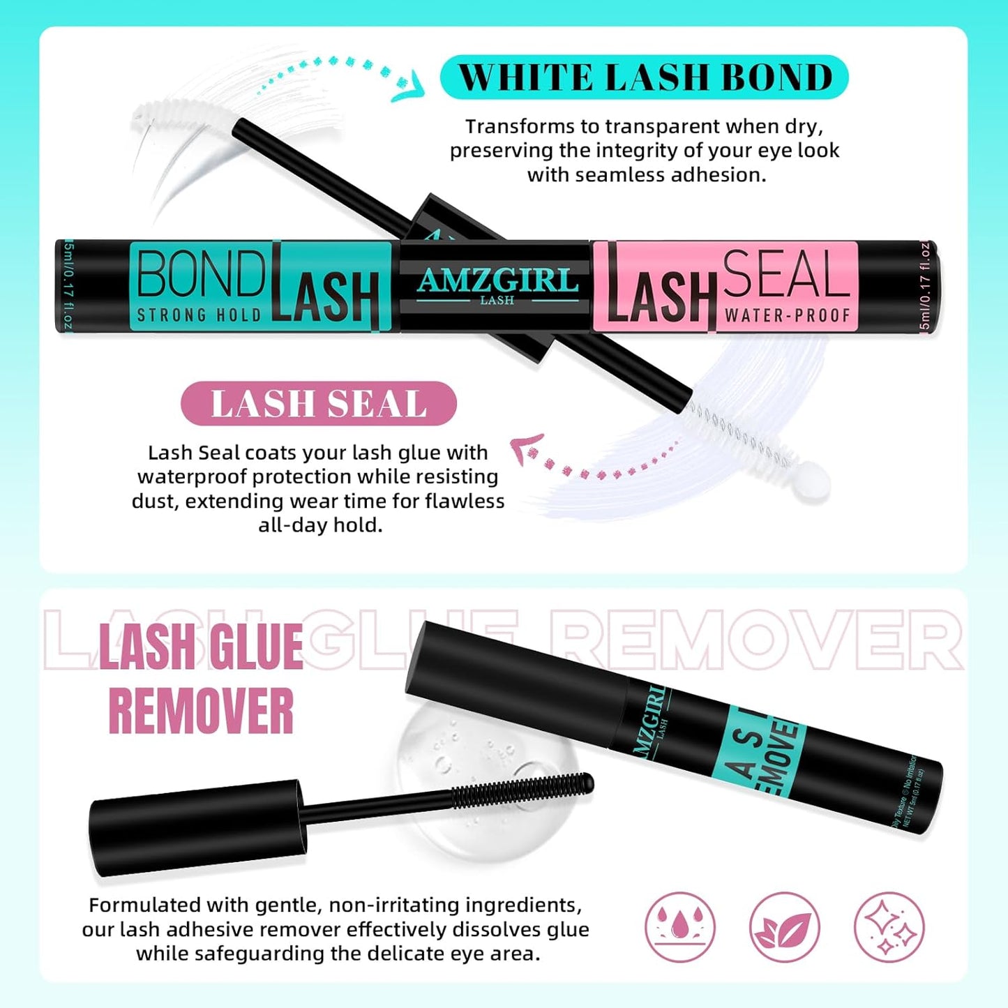 Lash Clusters Kit 160PCS Fairy Eyelash Clusters Kit with Lash White Bond and Seal,Eyelash Glue Remover and Applicator, Manga Eyelashes Wide Stem Cluster Eyelashes Extensions Kit(Lily,C-Mix10-18mm)