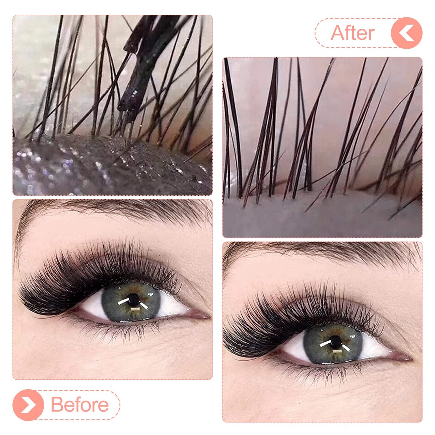Eyelash Cleanser Concentrate 200ml Peach Professional Lash Shampoo Foaming Cleanser Paraben & Sulfate Free Non-lrritating Wash for Extensions Lashes with Salon Home Care-Makes 40 Bottles