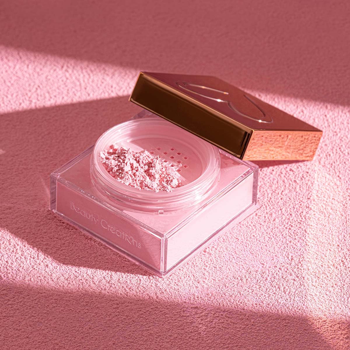Beauty Bundle Beauty Creations Pink Cloud Pink Loose Setting Powder & Amorus Cloud Blur Matte Balm Foundation, Minimizes Pores, Matte Finish 14HR Shine Control (Light Umber)
