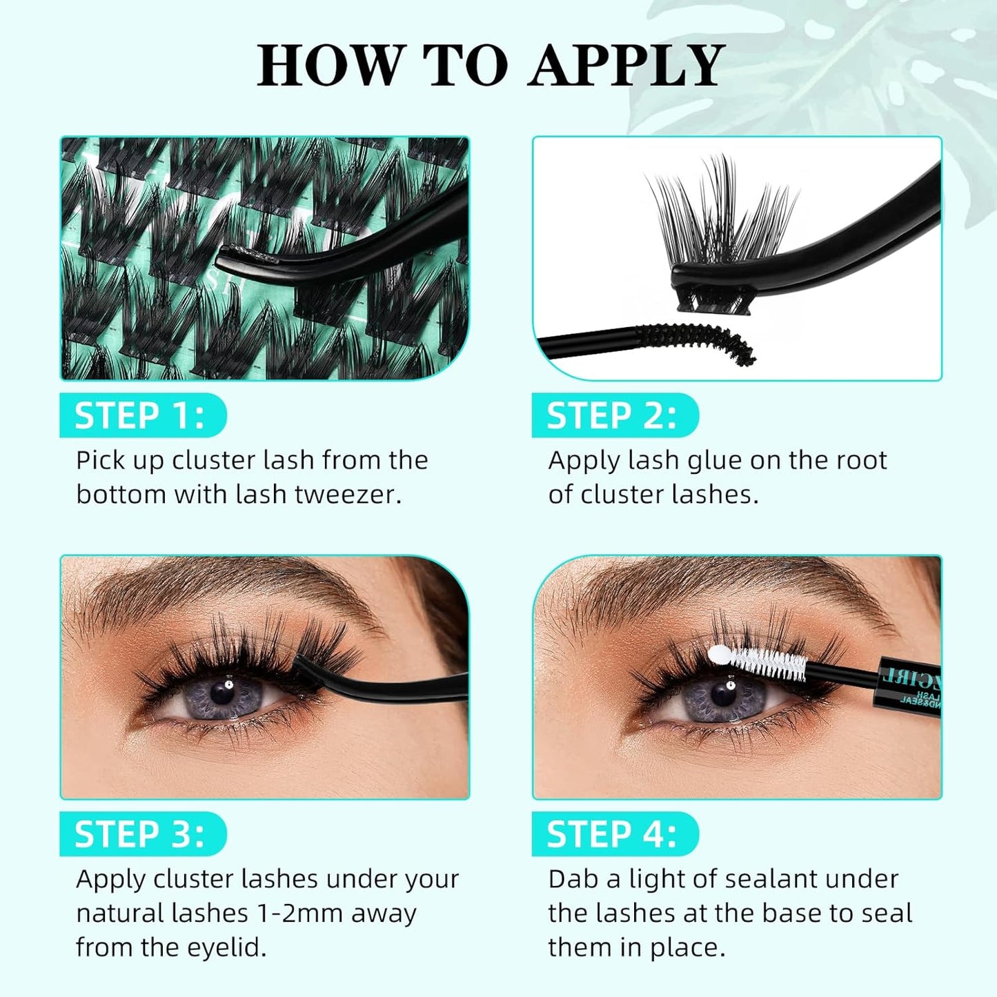 Lash Clusters Wet Look 168Pcs Eyelash Cluster Ultra-Thin Lash Band Eyelashes Extensions Spiky Anime Wide Span Lashes(Orchid,C-12mm)