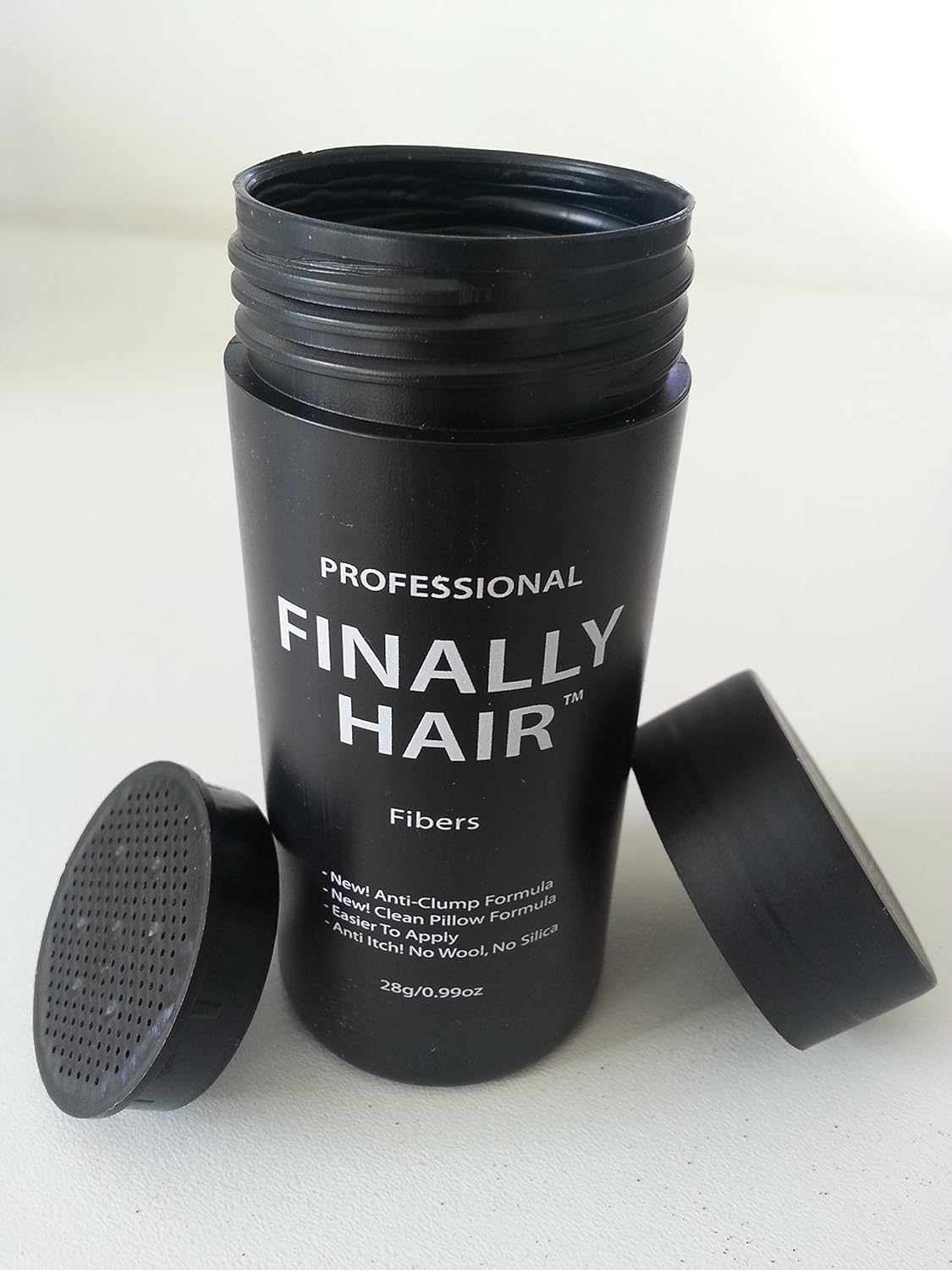 Hair Building Fibers 200 Grams 7 Oz. With Bottle By Finally Hair 50g*4 (Blonde (light blond))