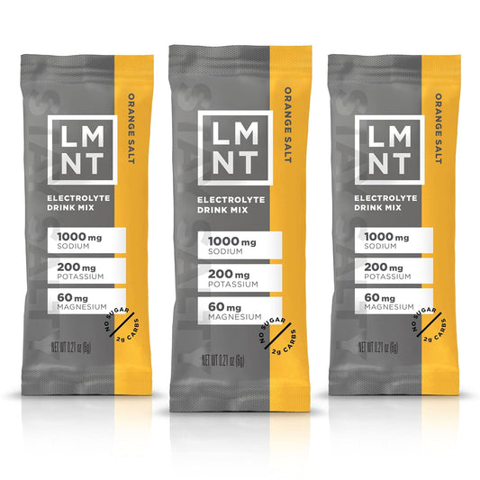 Drink LMNT Zero Sugar Electrolytes - Orange Salt | Drink Mix | 30-Count