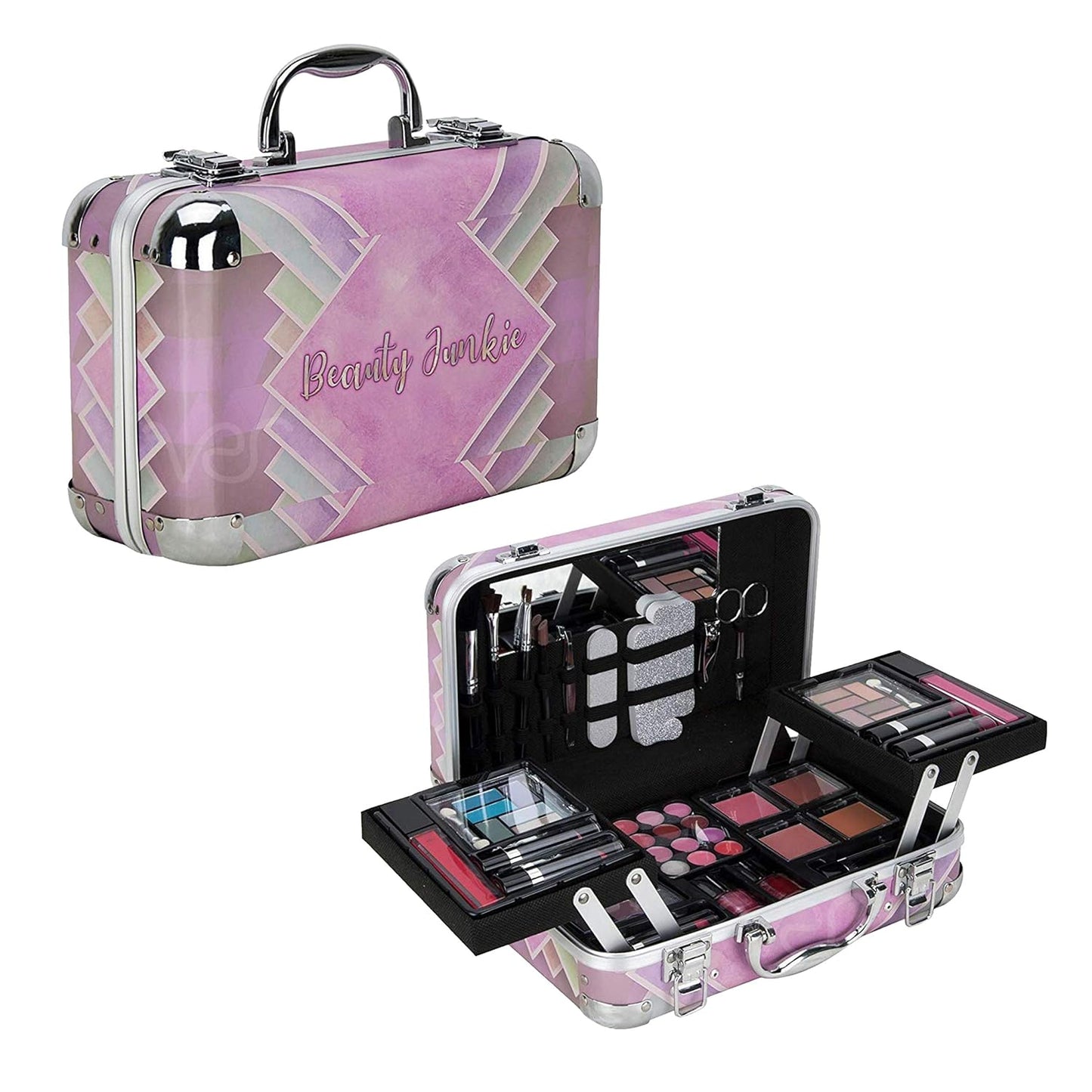 Starter Carry-All Teen Makeup Kit Gift Set, Pink, 1 Count