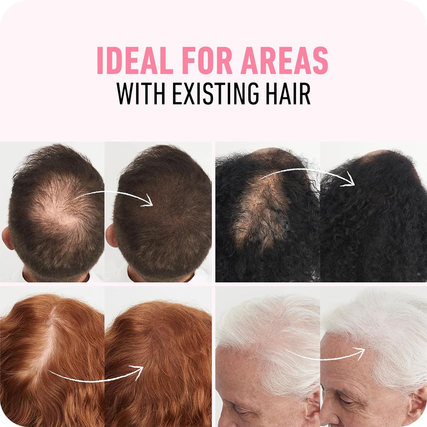 BOLDIFY Hair Fibers (56g) - Fill In Thinning and Fine Hair for an Instantly Fuller, Thicker Look - 14 Shades for Women & Men - Auburn
