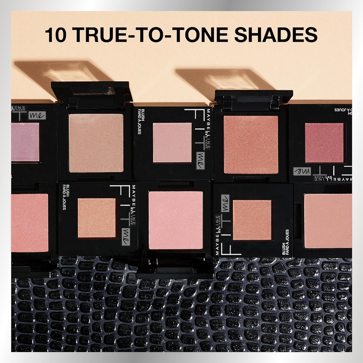 Maybelline Fit Me Powder Blush, Lightweight, Smooth, Blendable, Long-lasting All-Day Face Enhancing Makeup Color, Mauve, 1 Count