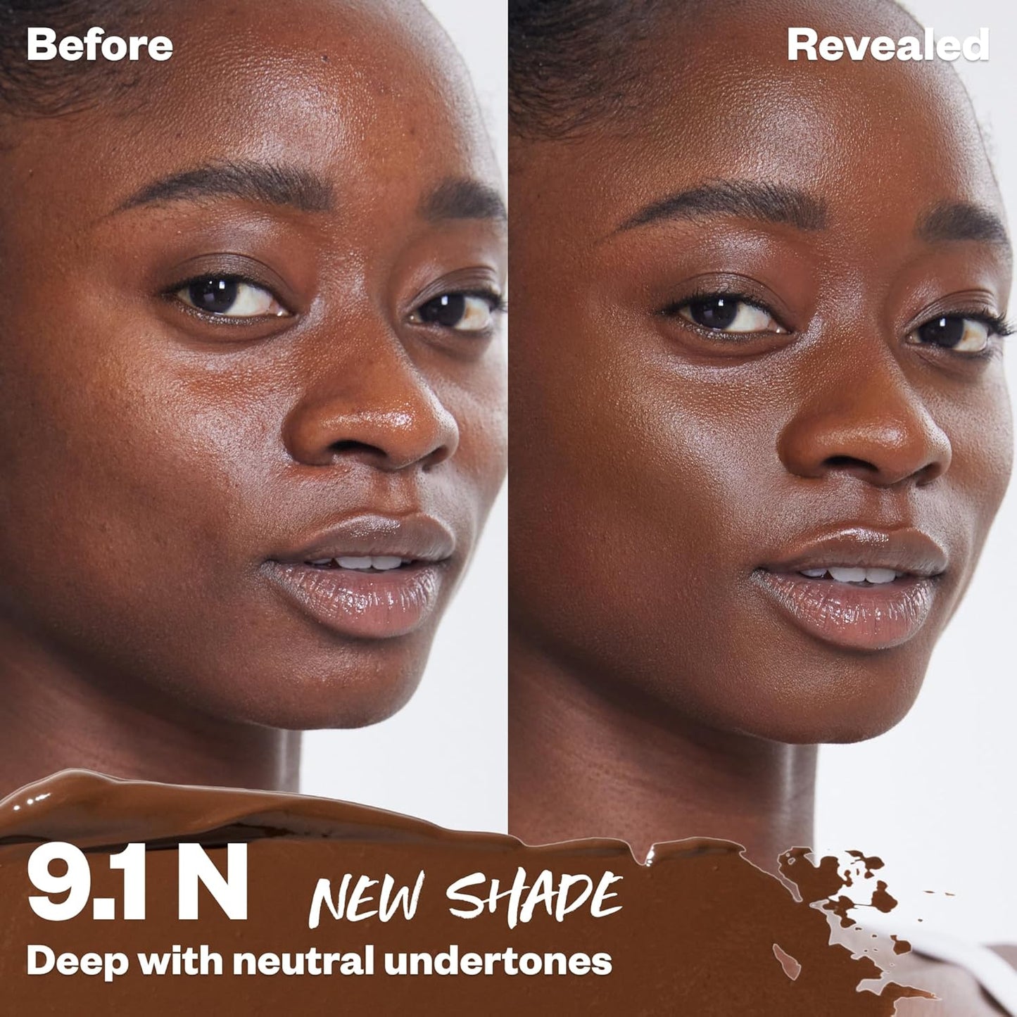 Kosas Revealer Concealer - Medium Coverage Makeup with Hyaluronic Acid, Conceals Dark Circles Under Eyes, Dark Spots and Blemishes + Brightens, Hydrates, Long-Lasting & Vegan, (Tone 9.1 N)