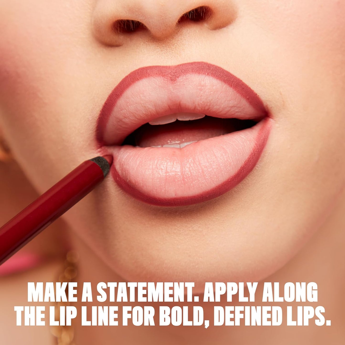 NYX PROFESSIONAL MAKEUP Line Loud Lip Liner, Longwear and Pigmented Lip Pencil with Jojoba Oil & Vitamin E - Too Blessed