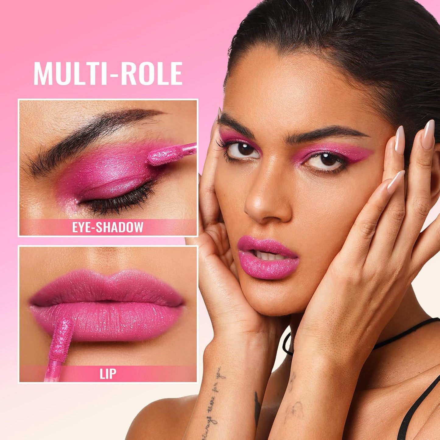 Oulac Matte Pink Lipstick for Women, Long Lasting Liquid Lipstick High Impact Lip Color Full Coverage Lip Makeup with Vitamin E Waterproof Formula,Vegan