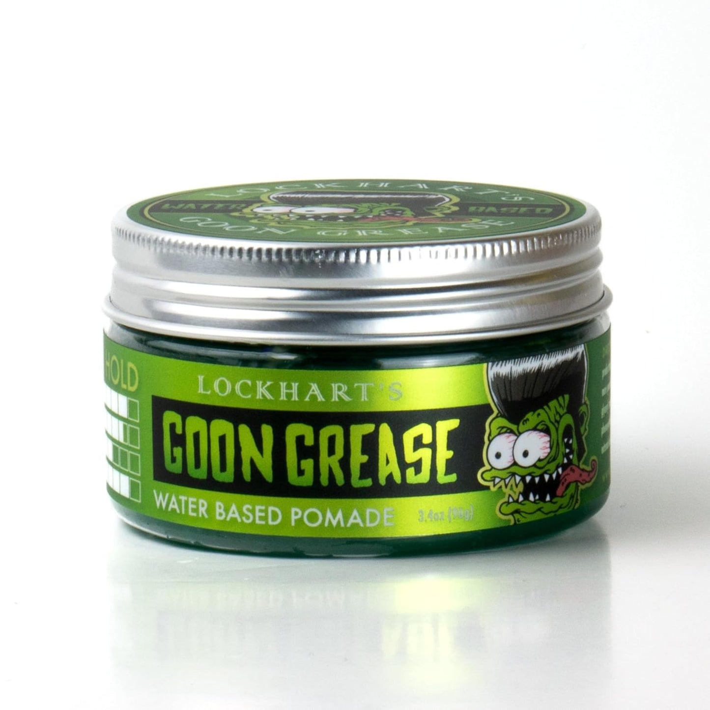 Goon Grease by Lockhart’s (3 pack) – Water-Based Pomade for Men – High Shine and Stronger Hold For The Slickest Hair On Earth – Perfect For Modern Looks, Curly or Slicked Back Hair (3.4oz each)