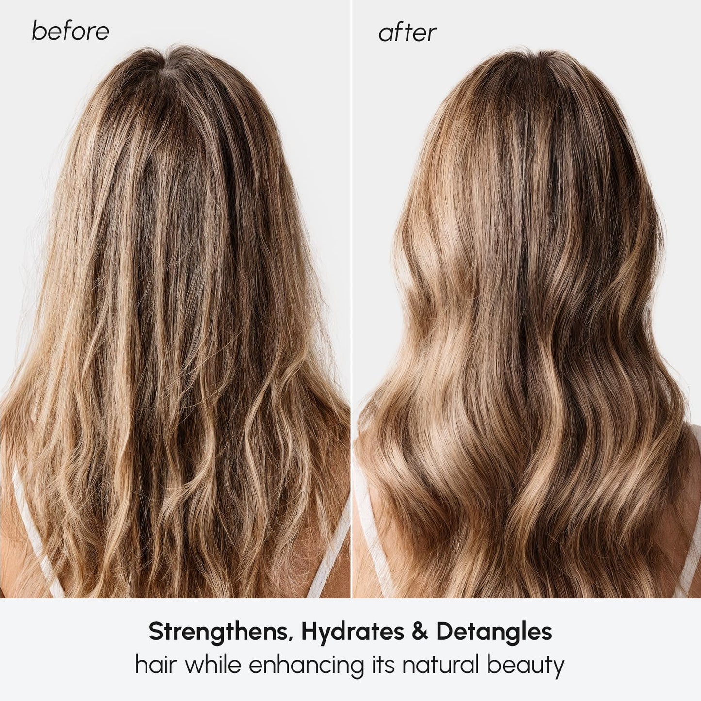 MAREE Leave In Conditioner for Dry Damaged Hair - Leave In Conditioner for Curly Hair with Keratin &Argan Oil - Extremely Deep Conditioning Mask - Hair Moisturizer - Tratamiento Para el Cabello