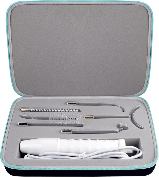 GWCASE Case Compatible with NuDerma/for Houzzi/for UUPAS/for DARSONVAL/for TUMAKOU/for NewWay High Frequency Wand - Portable Handheld Professional Skin Machine (Only Box)