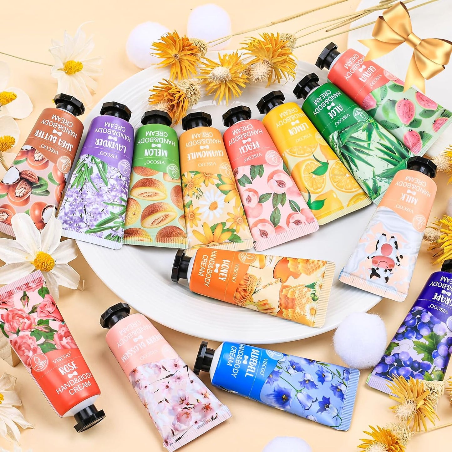 252 Pack Hand Cream Gifts Set for Women,Mini Moisturizing Hand Lotion Travel Size for Dry Cracked Hands,Bulk Hand Lotion for Birthday Gifts for Women, Bridesmaid Gifts, Thank You Gifts, Party Favors