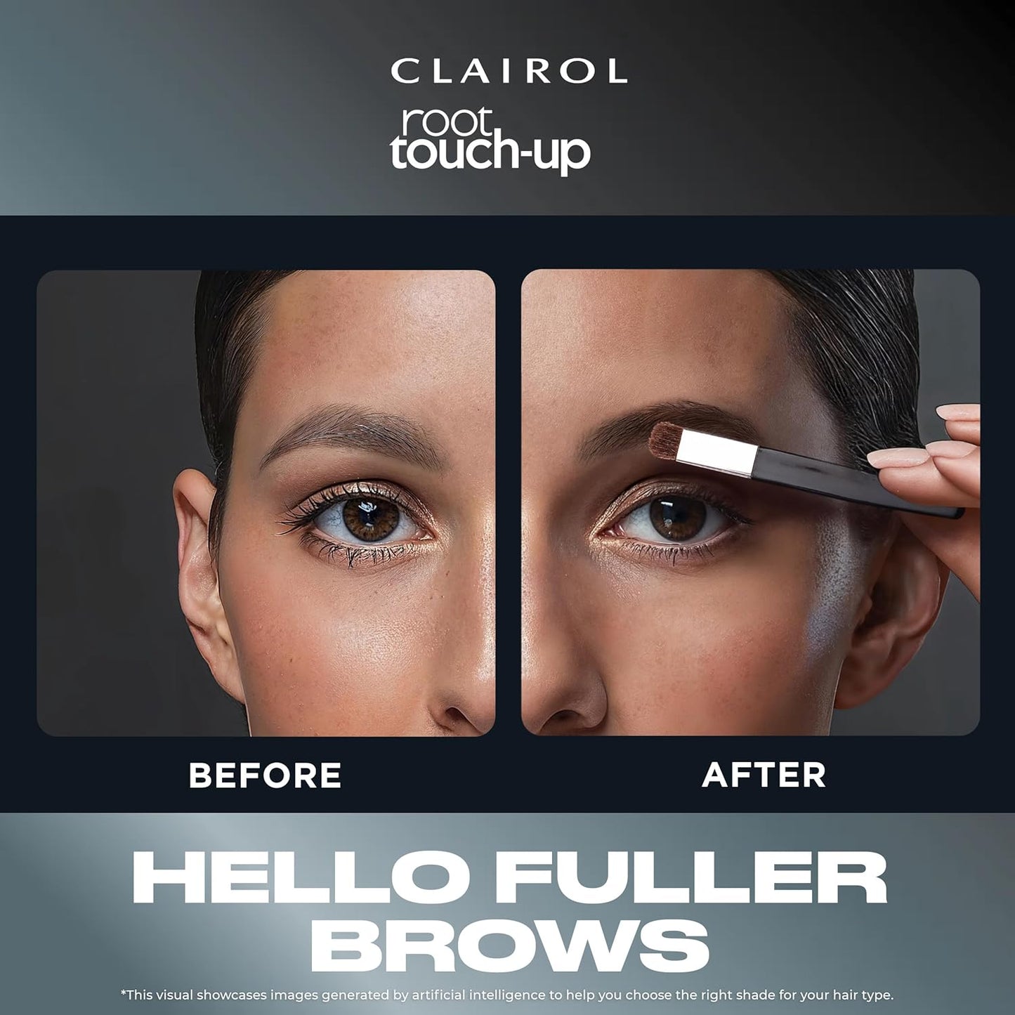 Clairol Root Touch-Up Temporary Concealing Powder, Black Hair Color, Pack of 1