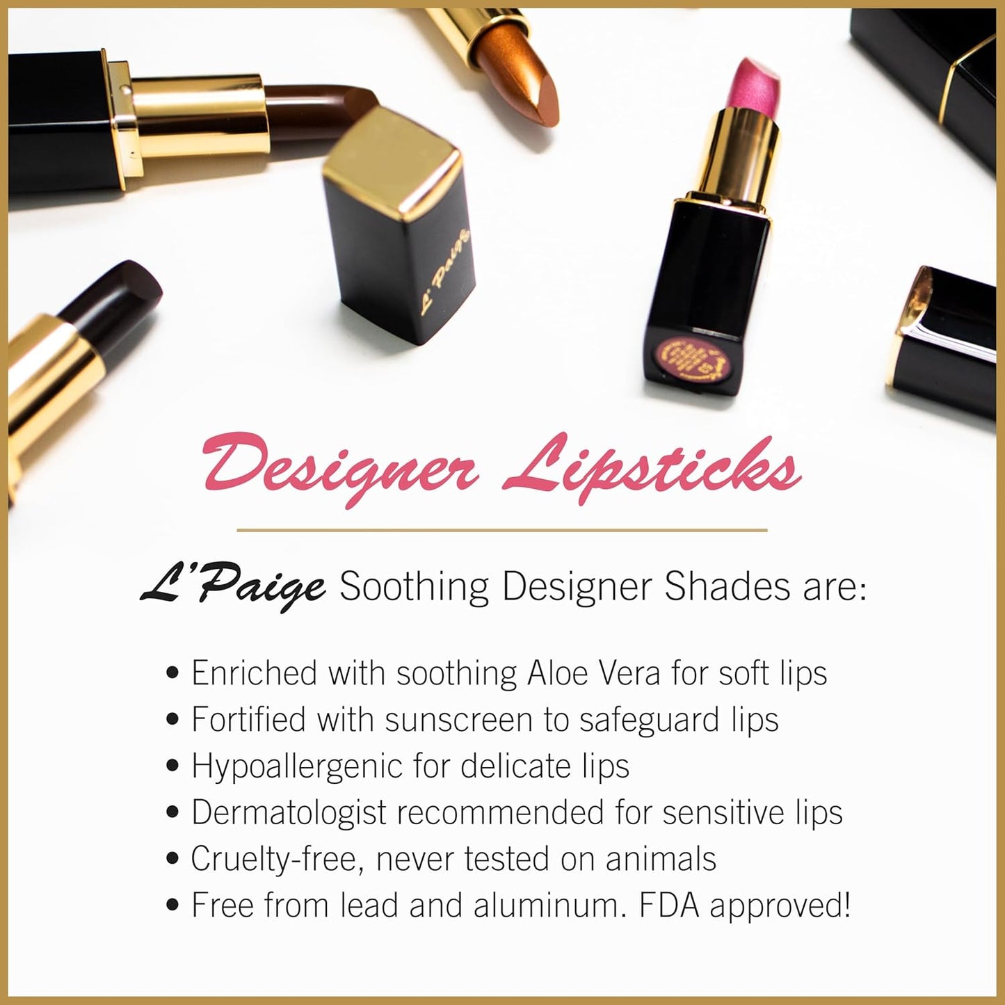 L'Paige L09 - BLUE/YELLOW Split-Stick Lipstick | Aloe Vera Based, Long-lasting, Moisturizing