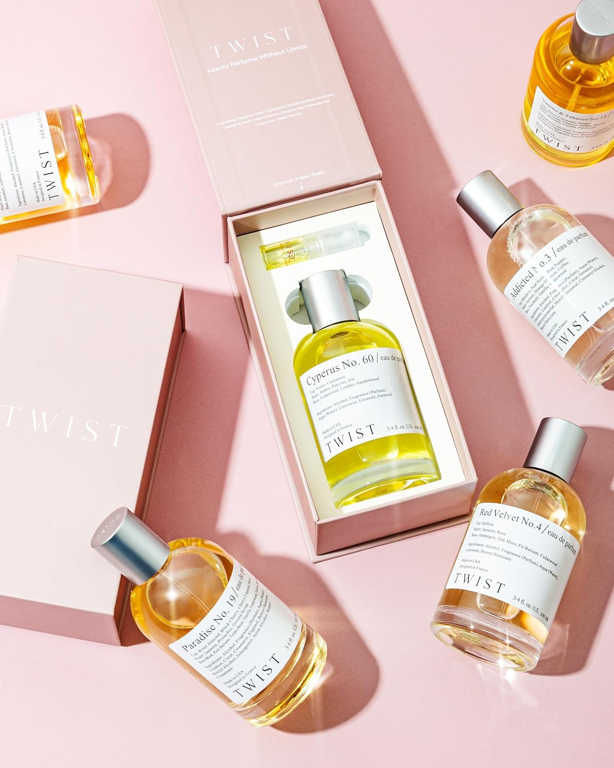 Twist Stranger No. 84 Inspired by A.lien, Long Lasting Perfume For Women, Paraben Free, Vegan, Clean Ingredients, Fragrance - Spray 100 ml | 3.4 fl. oz.