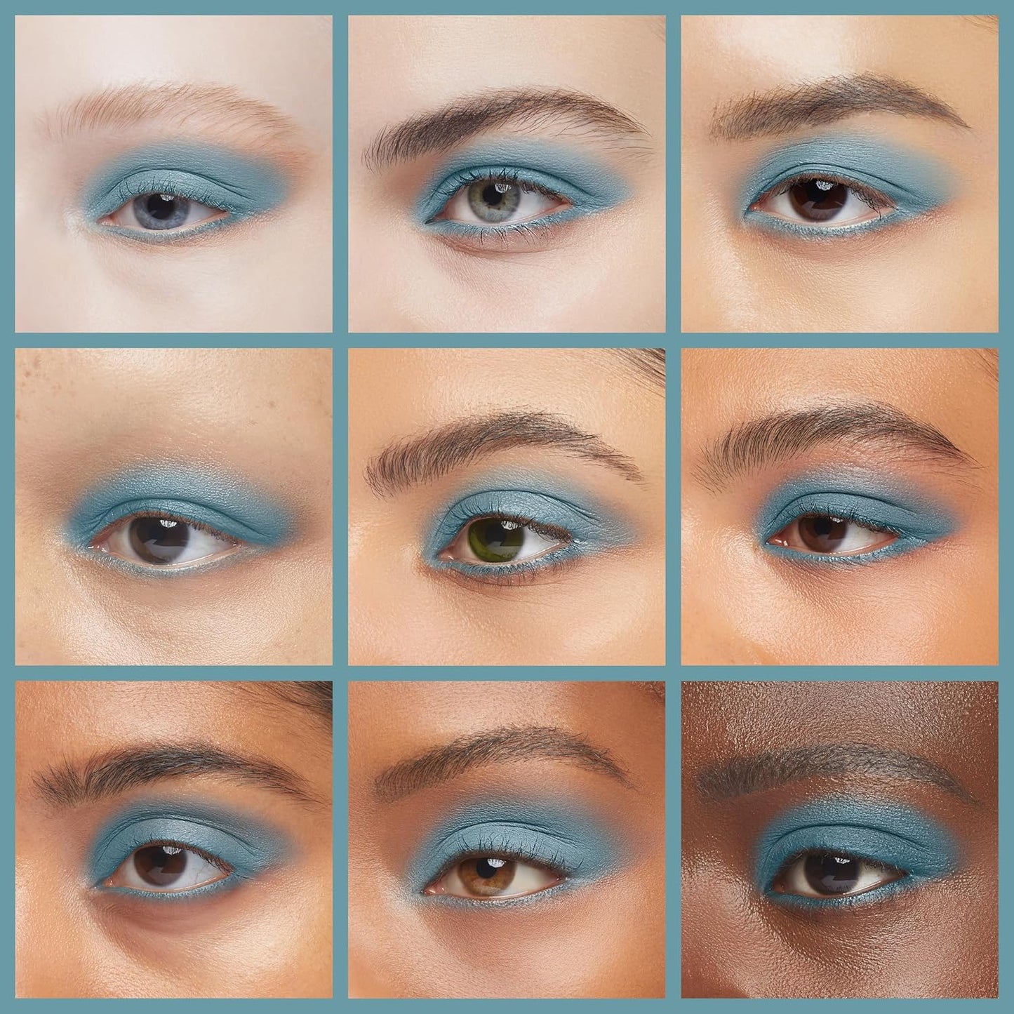 Caribbean Sea Shimmering Turquoise Teal Green Blue Ocean Pressed Powder Single Vegan Eyeshadow; Talc, Paraben & Cruelty Free