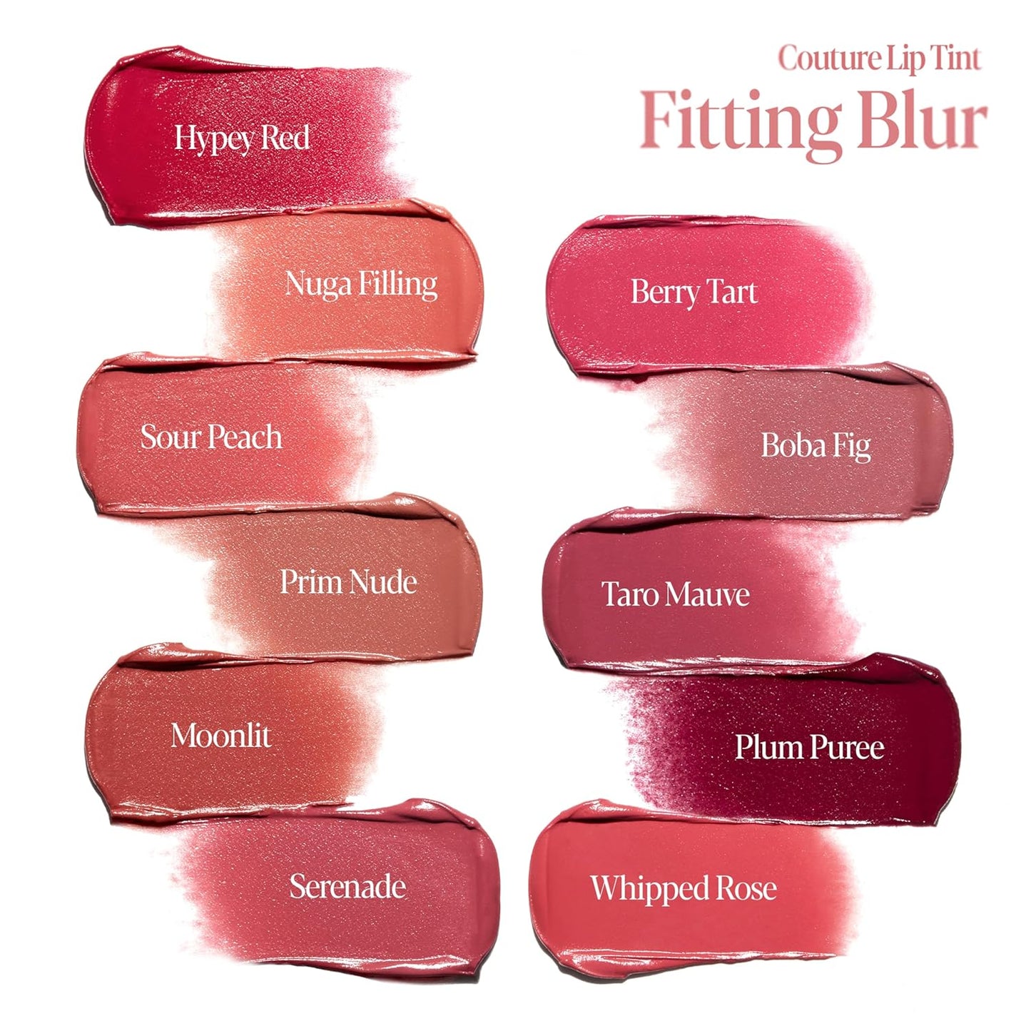 Espoir Couture Lip Tint Fitting Blur #3 Sour Peach 0.14oz | Soft and Creamy Color for Blurry Lip Look | Smudge-Proof Fixing Lip Stain | Lightweight and Comfortable Matte Finish